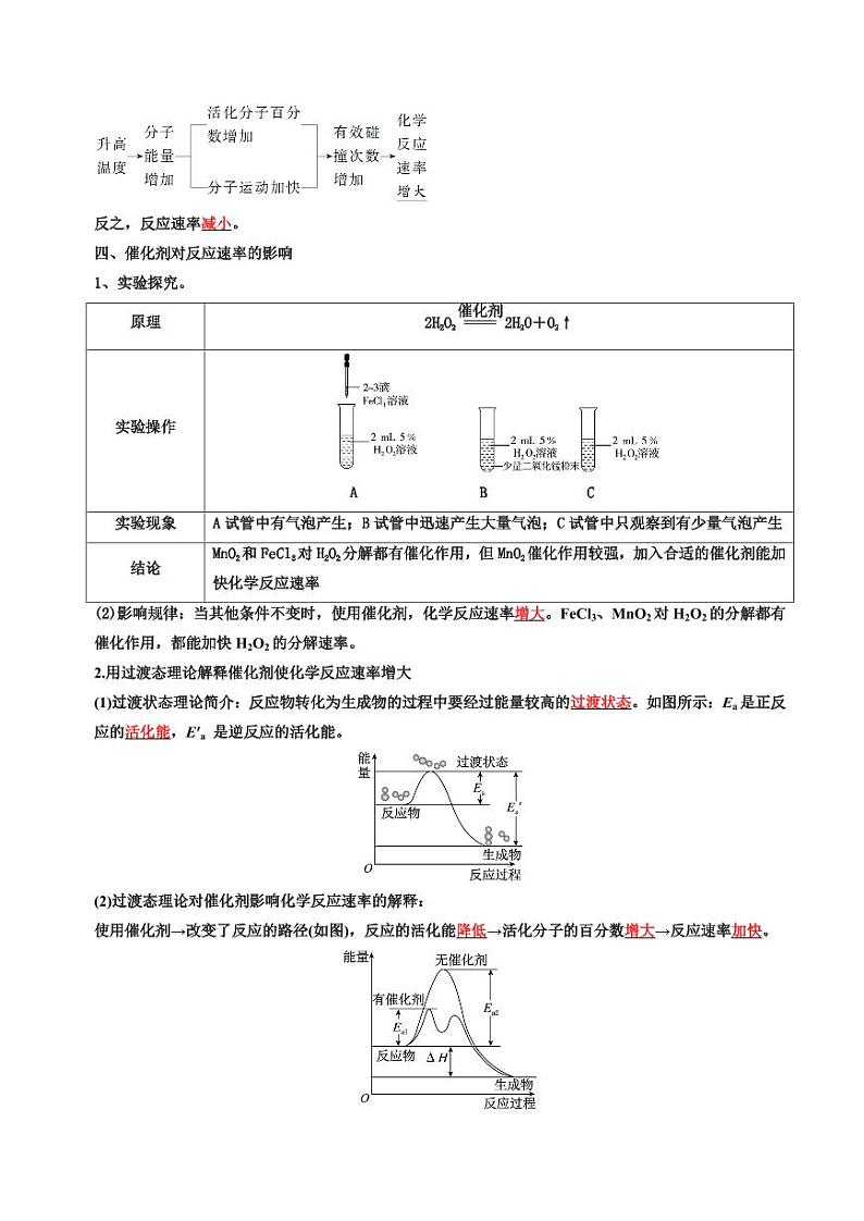 2.1.2化学反应速率（影响化学反应速率的因素）（原卷版+解析版）2023-2024学年高二化学同步精品课堂（苏教版2019选择性必修1）03