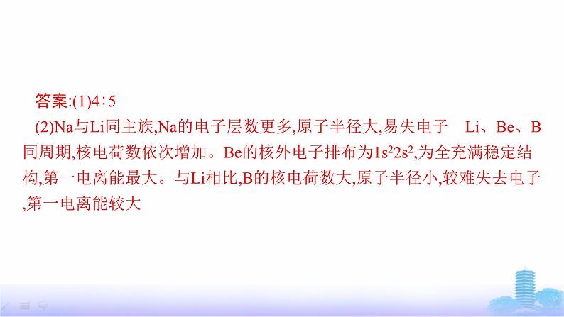 人教版高考化学一轮复习选择性必修2微项目3物质结构与性质的问题解决能力集训课件第6页