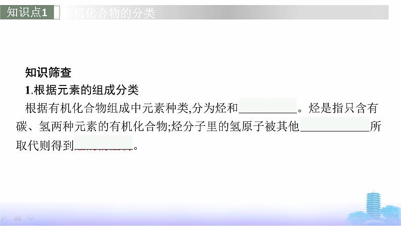 人教版高考化学一轮复习选择性必修3第14章有机化合物的结构特点与研究方法课件06