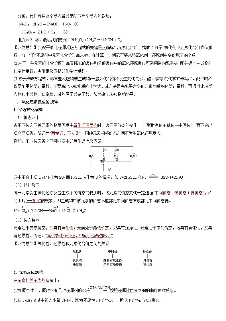 第11讲 氧化还原反应的配平及应用-【暑假自学课】2023年新高一化学暑假精品课（鲁科版2019必修第一册）（解析版）第3页