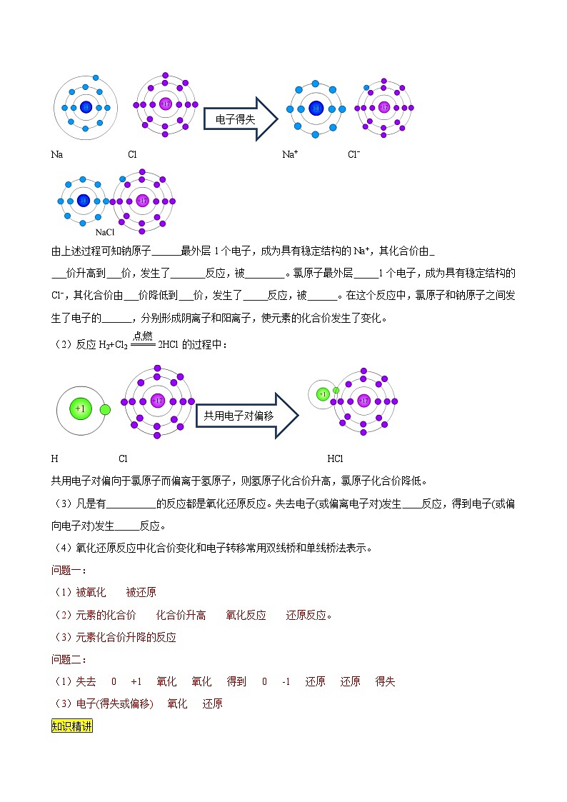 第06课 氧化还原反应（讲义）-2024年新高一化学暑假学习提升计划02