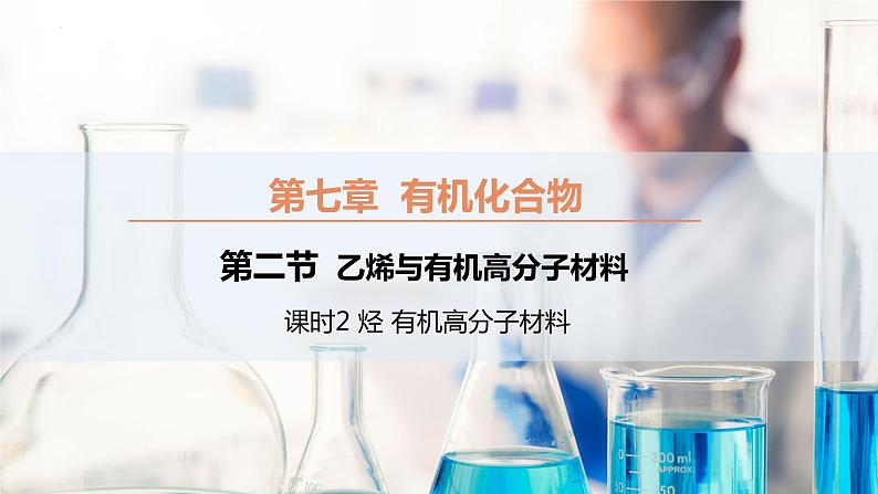 7.2.2 烃 有机高分子材料（同步课件）-2023-2024学年高一化学同步精品课堂（人教版2019必修第二册）第1页