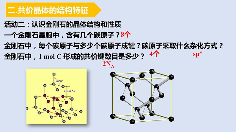 人教版高中化学选择性必修二课件 第三章 第二节 分子晶体与共价晶体 第二课时 共价晶体第6页