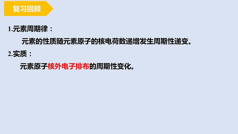 人教版高中化学选择性必修二课件 第一章 第二节 原子结构与元素性质 第二课时 元素周期律第3页