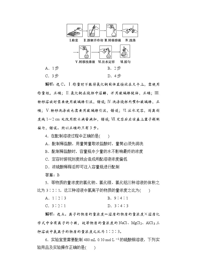 高考化学一轮复习课时跟踪练7含答案第2页