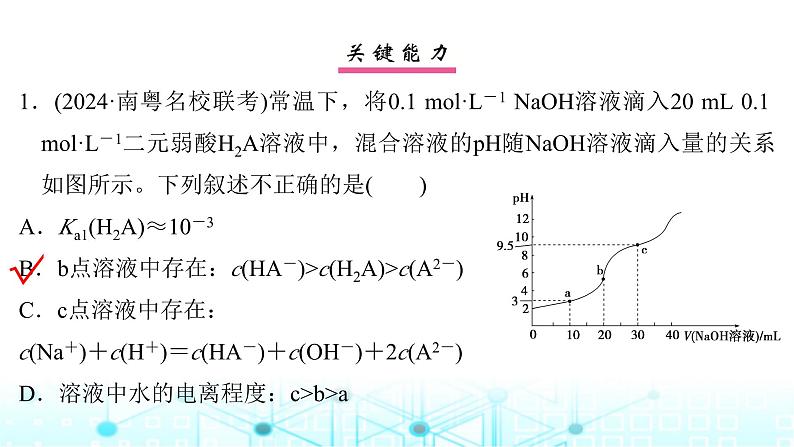 高考化学一轮复习第9章水溶液中的离子反应与平衡第46讲水溶液中的离子平衡图像课件07