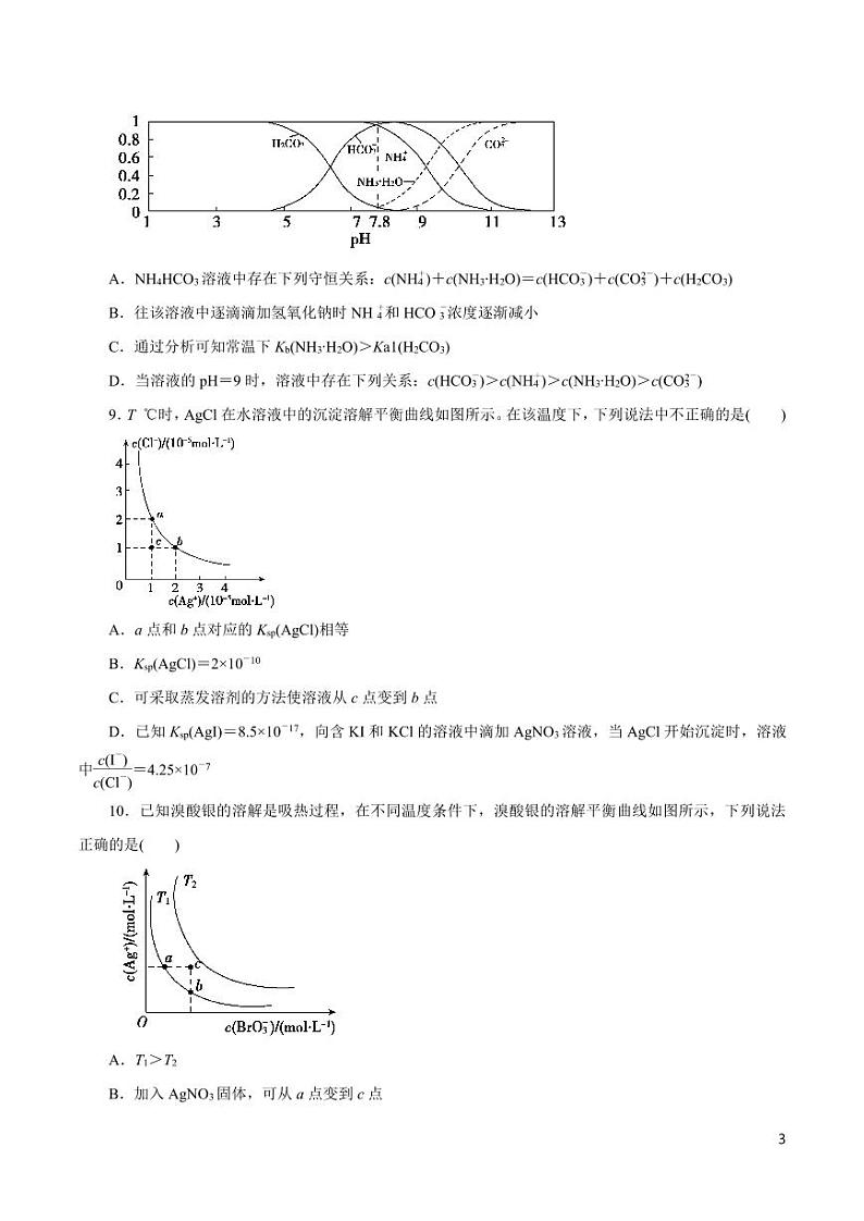 高中化学知识清单-专题11 水溶液中的离子平衡（原卷+解析版）03