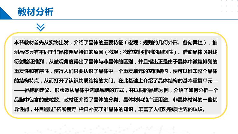 3.1 认识晶体（课件）-2023-2024学年高二化学同步精品课堂（鲁科版2019选择性必修2）05