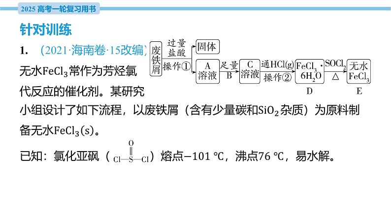 素养综合强化4 高考试题中的铁及其化合物  课件—2025届高考化学大一轮复习第7页