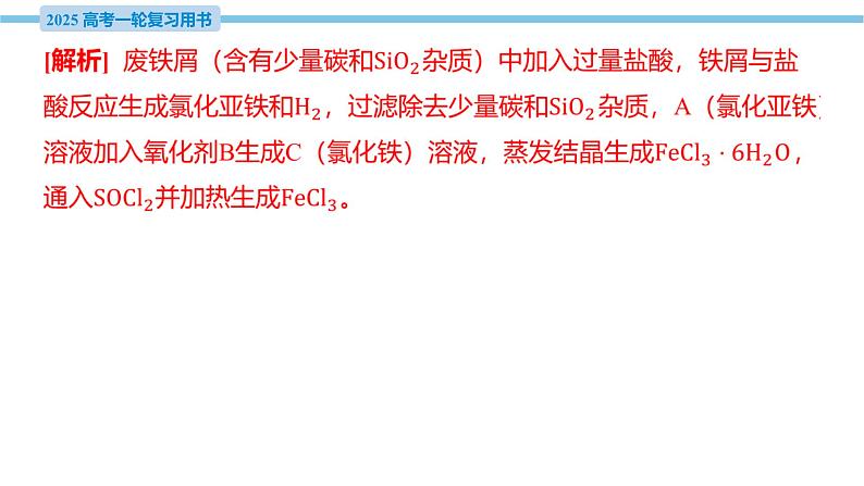 素养综合强化4 高考试题中的铁及其化合物  课件—2025届高考化学大一轮复习第8页