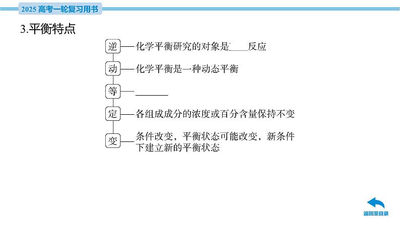 第28讲 化学平衡状态 化学平衡的移动  课件—2025届高考化学大一轮复习08