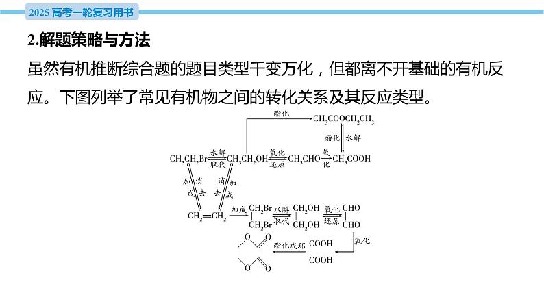 热点题型探究19 有机推断综合题的解题策略  课件—2025届高考化学大一轮复习04