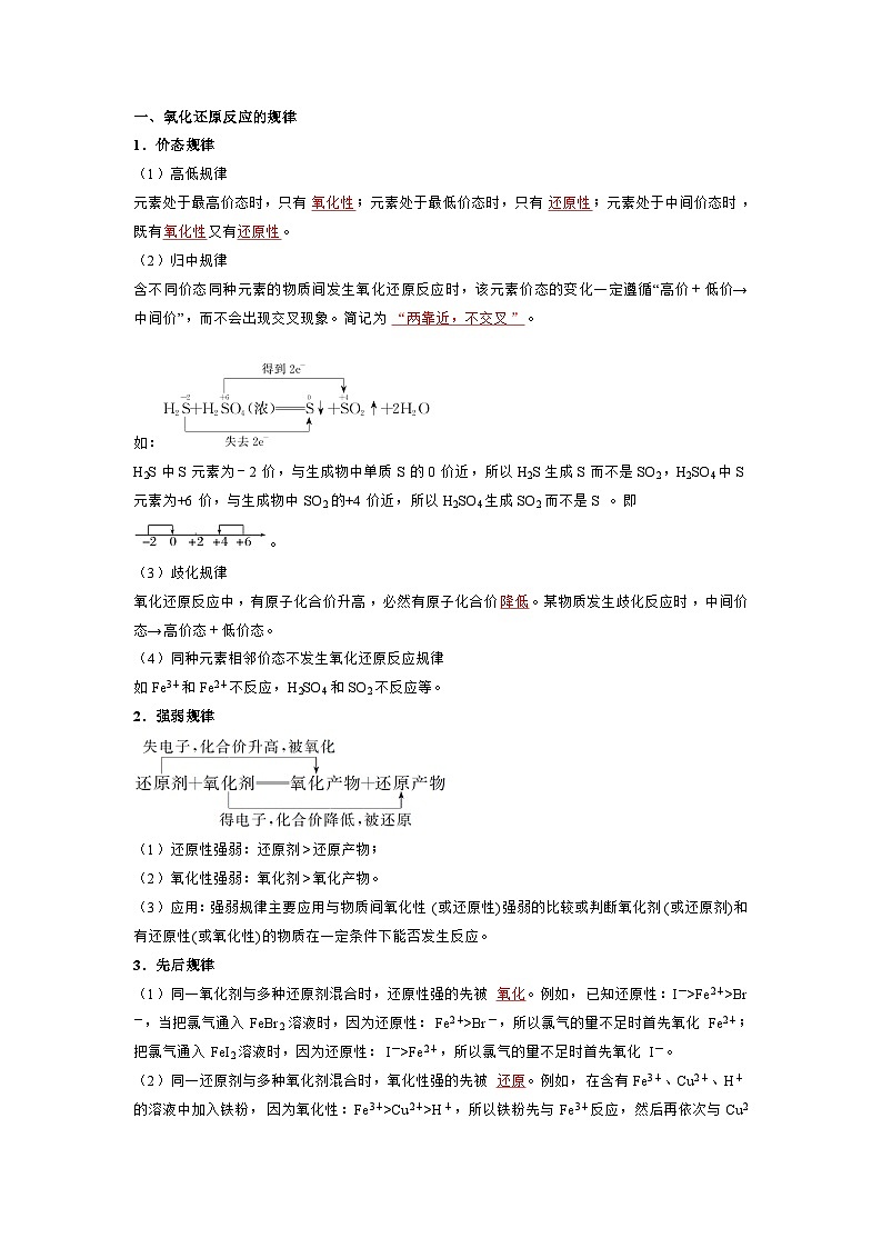 第04讲 氧化还原反应的规律及配平-【暑假学与练】2024年新高一化学暑假精品讲义+分层练习（人教版2019必修第一册）（解析版）第2页