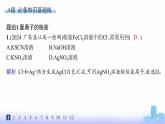 人教版高中化学必修第一册第2章海水中的重要元素——钠和氯分层作业11氯气的实验室制法氯离子的检验课件