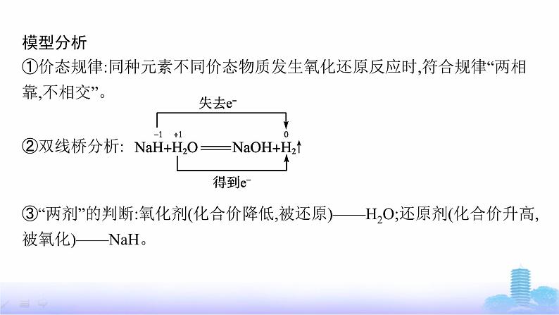 人教版高中化学必修第一册第1章物质及其变化教考衔接1氧化还原反应规律应用的思维模型课件第3页