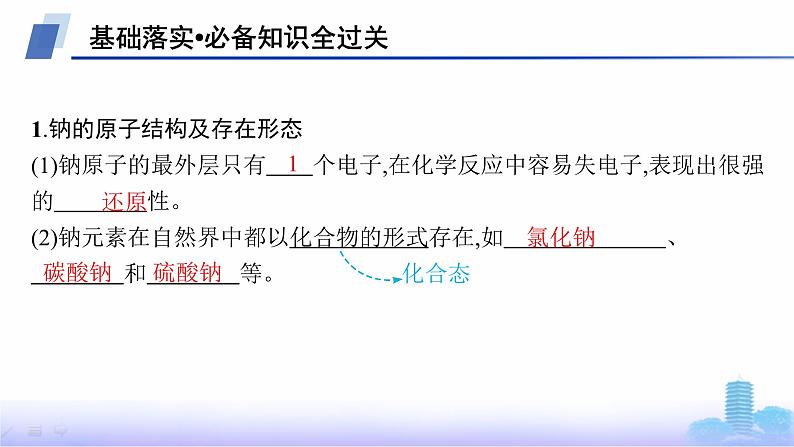 人教版高中化学必修第一册第2章海水中的重要元素——钠和氯第1节第1课时活泼的金属单质——钠课件第5页