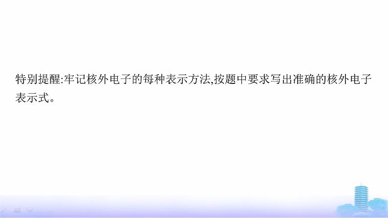 鲁科版高中化学选择性必修2第1章原子结构与元素性质微专题1核外电子排布的表示方法、书写及应用课件04