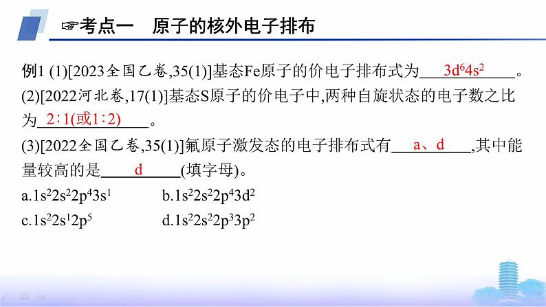 鲁科版高中化学选择性必修2第1章原子结构与元素性质章末复习课课件第7页