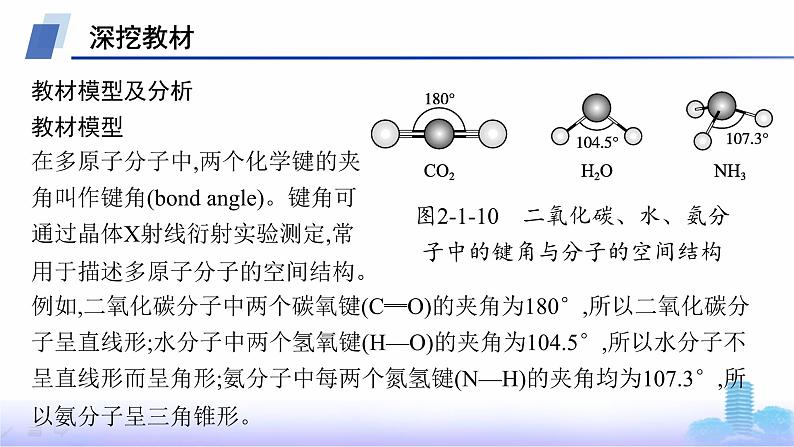 鲁科版高中化学选择性必修2第2章微粒间相互作用与物质性质教考衔接2分子或离子中的键角比较课件第2页