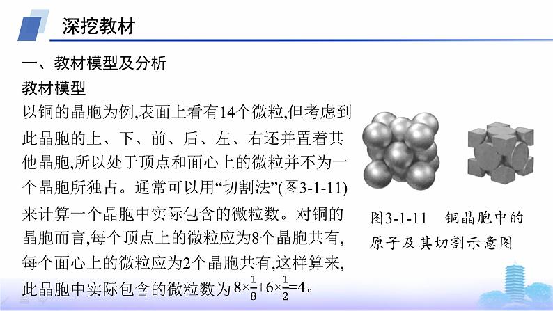 鲁科版高中化学选择性必修2第3章不同聚集状态的物质与性质教考衔接3晶体化学式、密度及晶胞参数的有关计算课件02