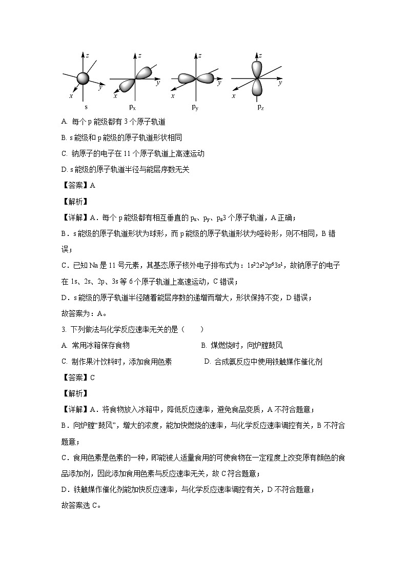 [化学]山东省联考2023-2024学年高一下学期5月月考试题(解析版)02