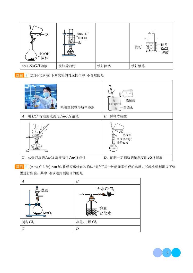 化学实验基础知识与技能（学生版）第3页