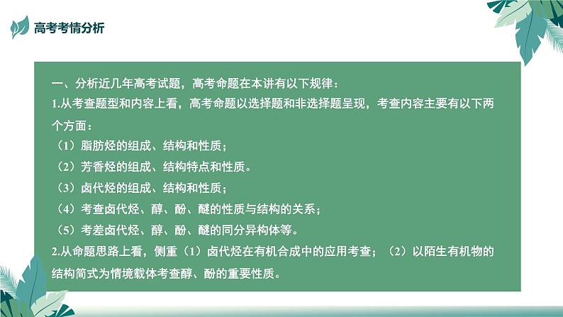 2025届高考一轮复习 烃和卤代烃 课件第2页