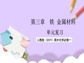 人教版（2019）高中化学必修一第三章  《铁   金属材料》单元复习课件