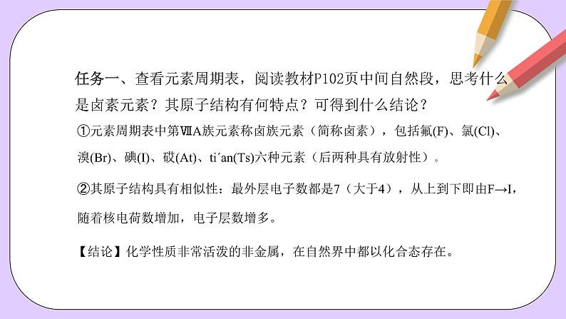 人教版（2019）高中化学必修一4.1.4  《原子结构与元素的性质—卤素》课件07