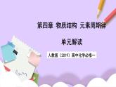 人教版（2019）高中化学必修一第四章  《物质结构  元素周期律》单元解读课件