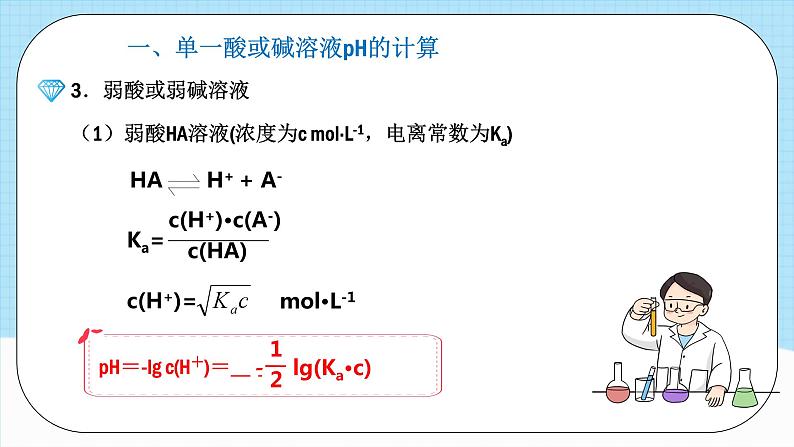 人教版（2019）高中化学选择性必修第一册 3.2.2《pH计算》课件08