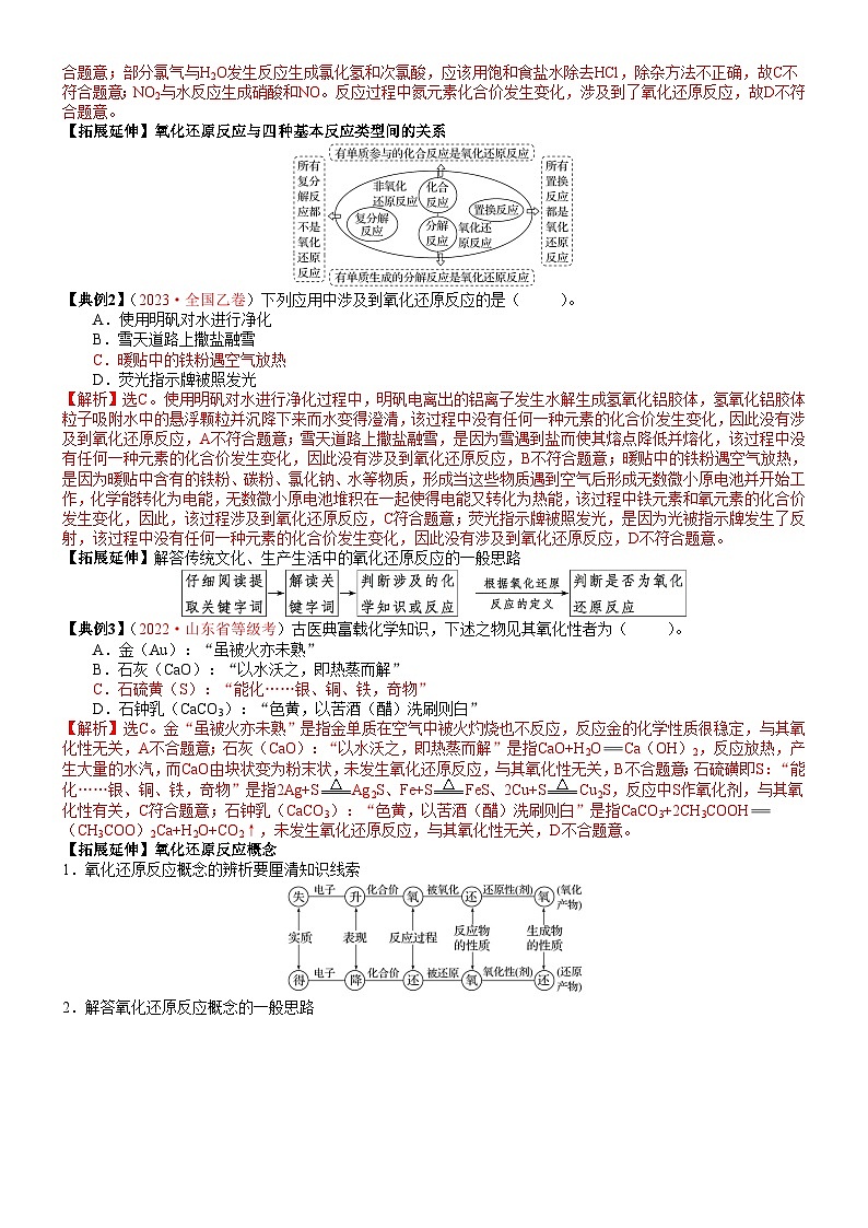 考点04 氧化还原反应的基本概念和规律（核心考点精讲精练）-备战2024年高考化学一轮复习考点帮（03