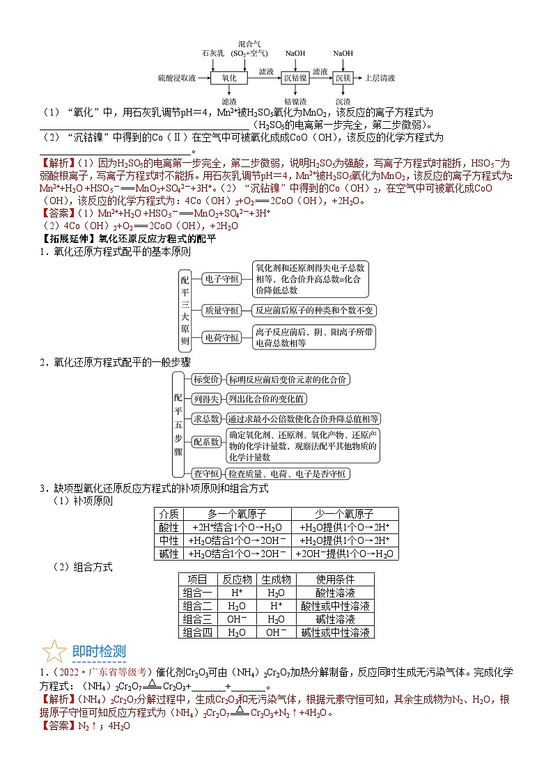 考点05 氧化还原反应方程式的配平与计算（核心考点精讲精练）-备战2024年高考化学一轮复习考点帮03