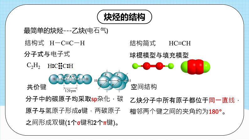 人教版（2019）高中化学选择性必修三2.2.2《炔烃》课件第6页
