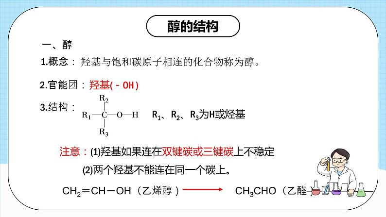 人教版（2019）高中化学选择性必修三3.2.1《醇》课件06