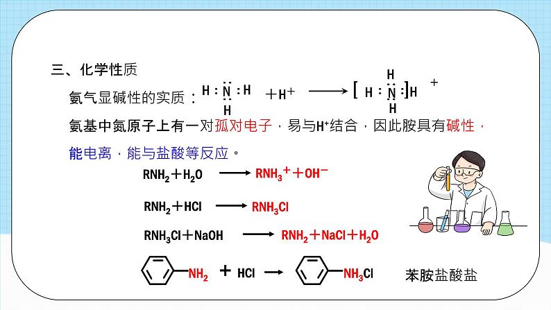 人教版（2019）高中化学选择性必修三3.4.3《胺、酰胺》课件第8页
