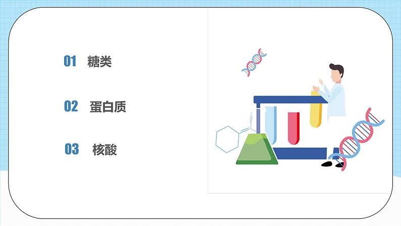 人教版（2019）高中化学选择性必修三第4章《生物大分子》复习复习课件02