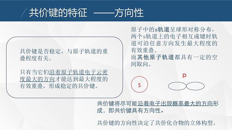 2.1共价键    课件  2023-2024学年高二下学期化学鲁科版（2019）选择性必修208