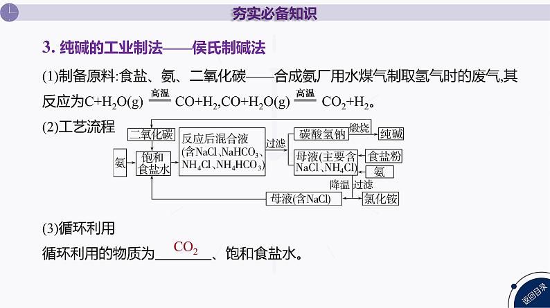 课件  高考化学一轮复习第四单元 重要的金属元素   第十二讲　碳酸钠和碳酸氢钠　碱金属08