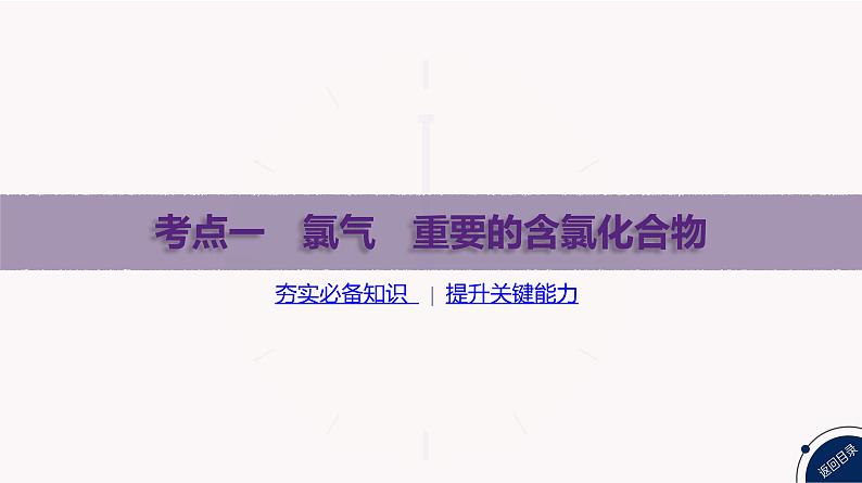 课件  高考化学一轮复习第五单元 化工生产中重要非金属元素   第十五讲　氯及其化合物08