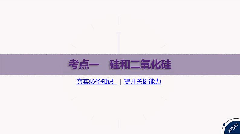 课件  高考化学一轮复习第五单元 化工生产中重要非金属元素   第二十一讲　无机非金属材料03