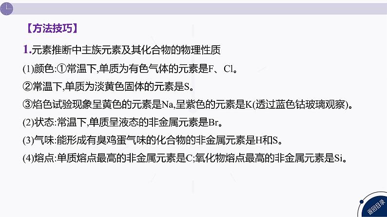 课件  高考化学一轮复习第六单元 物质结构  元素周期律   发展素养(七)　证据推理——元素综合推断06