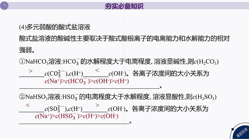 课件  高考化学一轮复习第九单元   水溶液中的离子反应和平衡   第37讲　粒子浓度的大小比较第6页