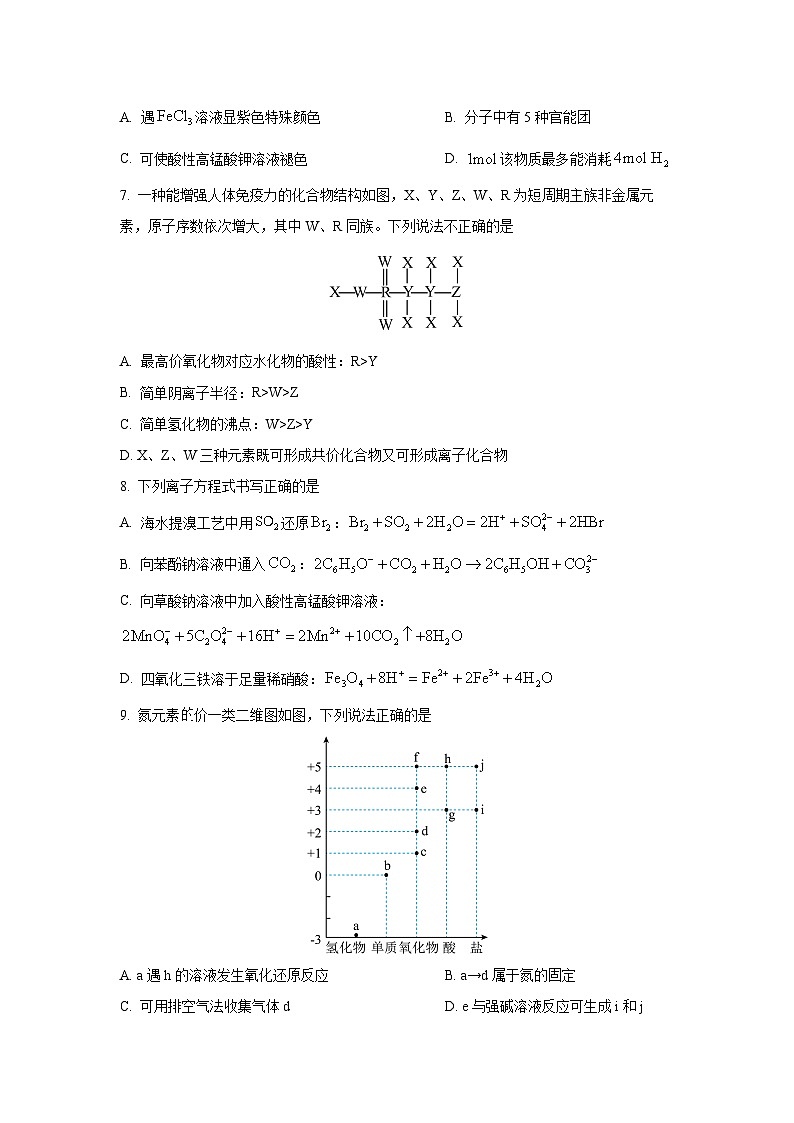 [化学]广东省汕尾市2023-2024学年高二下学期期末教学质量监测03