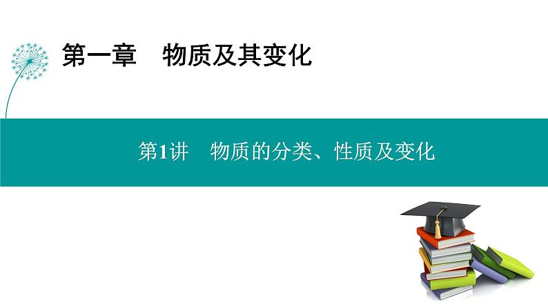 第一章  第一讲　物质的分类、性质及变化-2025年高考化学一轮总复习课件第1页