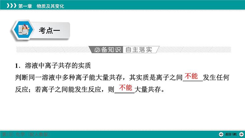 第一章  第三讲　离子共存、检验与推断-2025年高考化学一轮总复习课件第4页