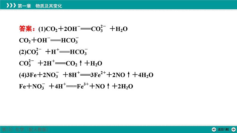 第一章  素能提升2　与量有关的离子方程式的书写-2025年高考化学一轮总复习课件第4页