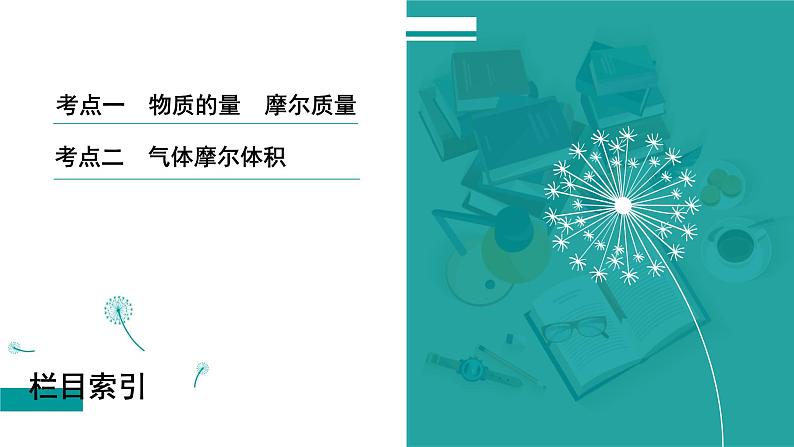 第二章  第六讲　物质的量　气体摩尔体积-2025年高考化学一轮总复习课件第5页