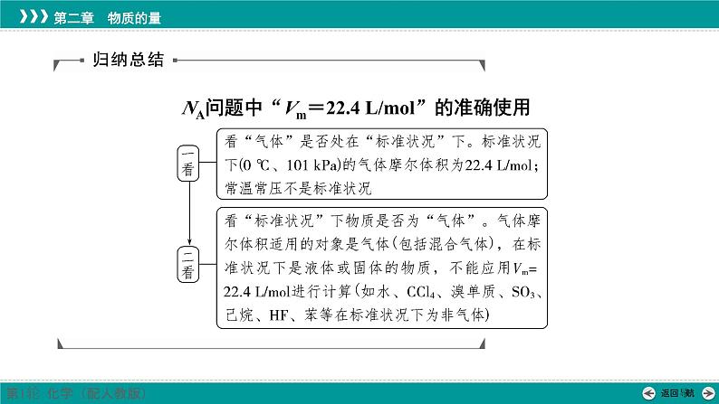 第二章  素能提升4　阿伏加德罗常数及计算-2025年高考化学一轮总复习课件05