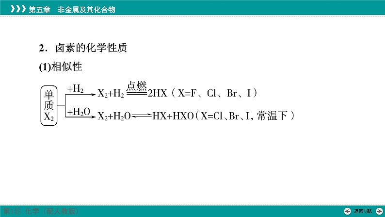 第五章  第十八讲　卤族元素　溴、碘的提取-2025年高考化学一轮总复习课件第5页